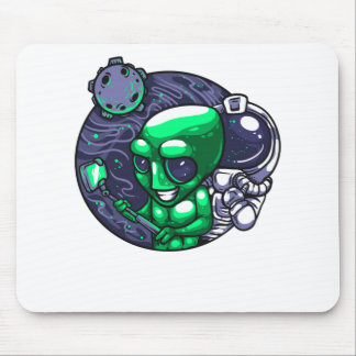 Tapis De Souris Alien Selfie Snap Pour Astronome Enseignant Ventil