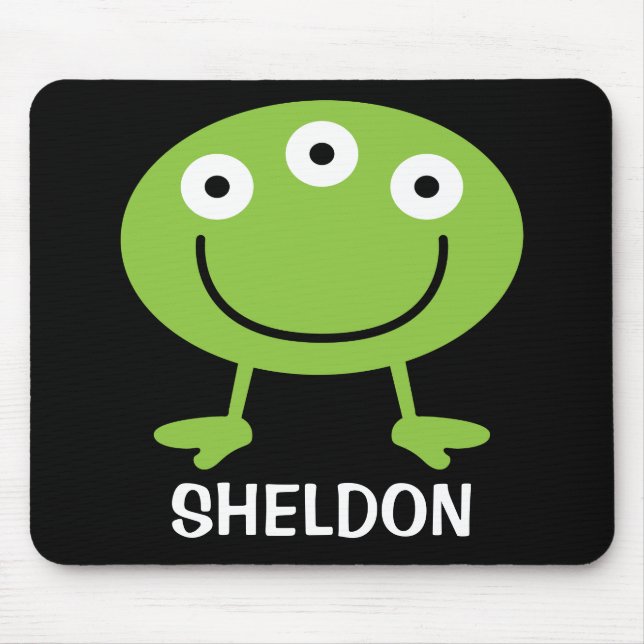 Tapis De Souris Alien spatial personnalisé Mousepad pour enfants (Devant)