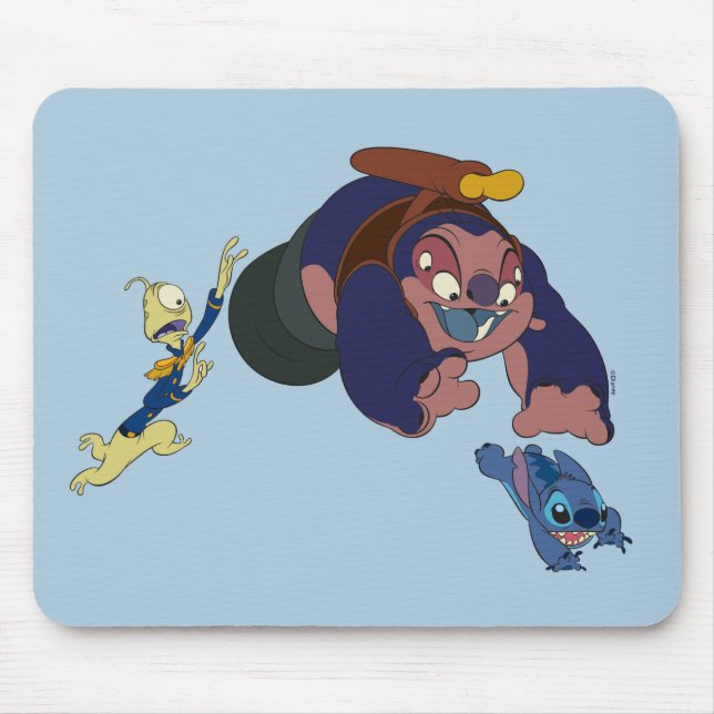 Tapis De Souris Aliens de Lilo et Stitch (Devant)