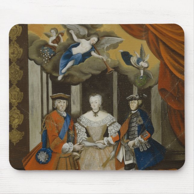 Tapis De Souris Allégorie de paix de Dresde, 1745 (Devant)