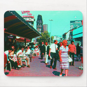 Tapis De Souris Allemagne vintage avenue Berlin kurfürstendamm