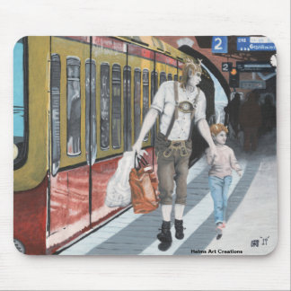 Tapis De Souris Allemand Elf Family Shopping Imaginaire Art Mousep