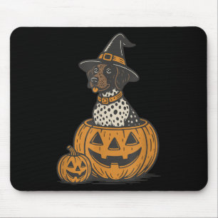 Tapis De Souris Allemand Raccourci Inter Halloween Gsp Chien Maman