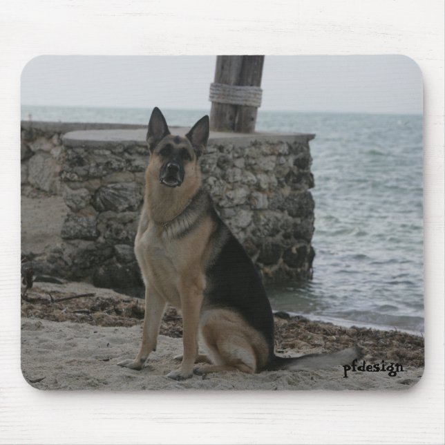 Tapis De Souris Allemand Sheperd (Devant)