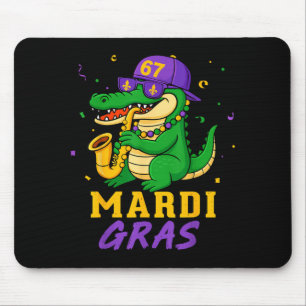 Tapis De Souris Alligator Mardi Gras pour enfants garçons hommes j