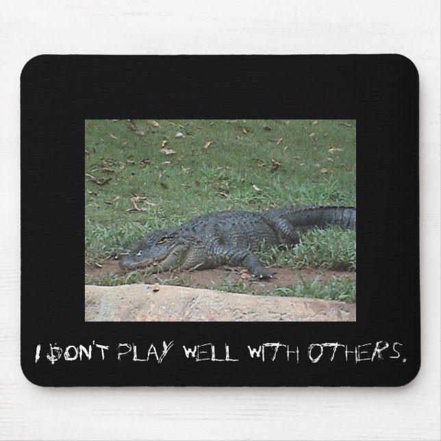 Tapis De Souris Alligator Mousepad (Devant)