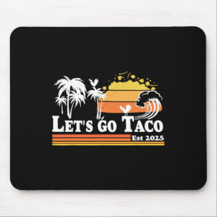 Tapis De Souris Allons Taco Établis 2025 Rétro Poules Dehors T.a.c