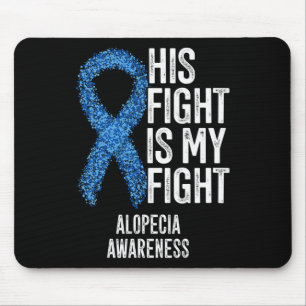 Tapis De Souris Alopecia Areata Son Combat Est Mon Combat Alopecia
