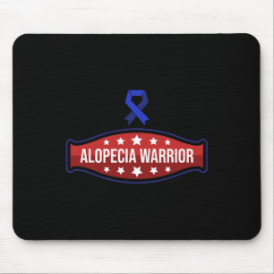 Tapis De Souris Alopecia Sensibilisation Perte de cheveux Guerrier
