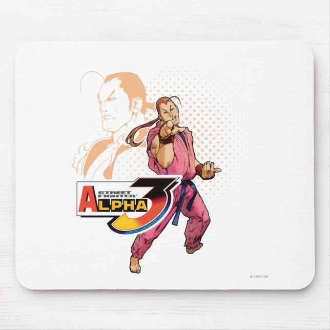 Tapis De Souris Alpha 3 Dan de Street Fighter (Devant)