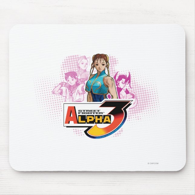 Tapis De Souris Alpha 3 Femme Fatale de Street Fighter (Devant)