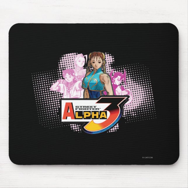 Tapis De Souris Alpha 3 Femme Fatale de Street Fighter (Devant)