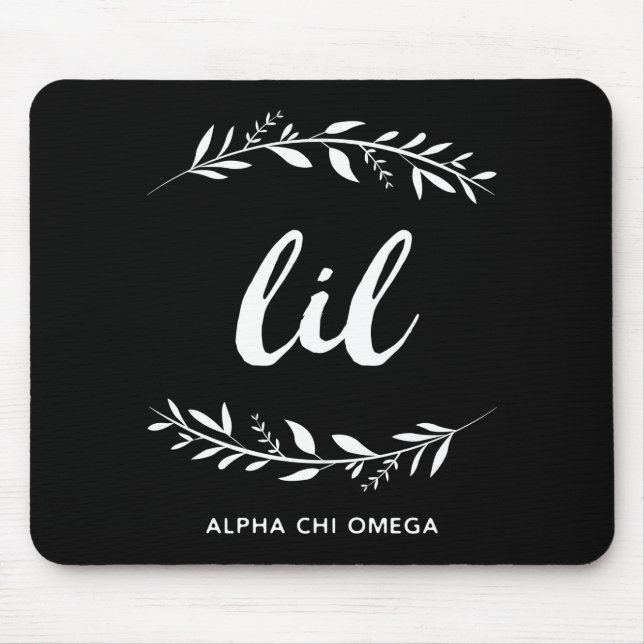 Tapis De Souris Alpha guirlande d'Omega | Lil de Chi (Devant)