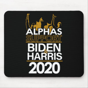 Tapis De Souris Alphas Soutient Le Président Biden Et Harris 2020