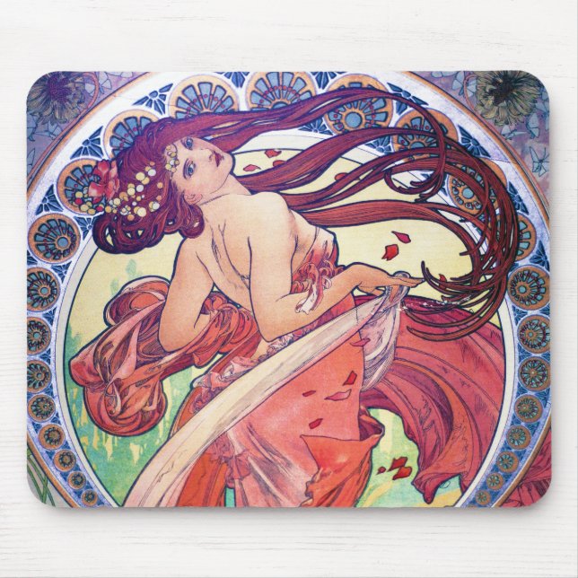 Tapis De Souris Alphonse Mucha (Devant)