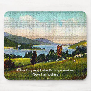 Tapis De Souris Alton Bay et Lake Winnipesaukee, New Hampshire