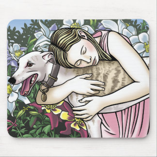 Tapis De Souris Amant de lévrier