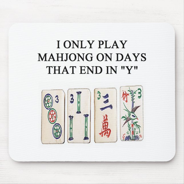 Tapis De Souris amant de mahjong (Devant)