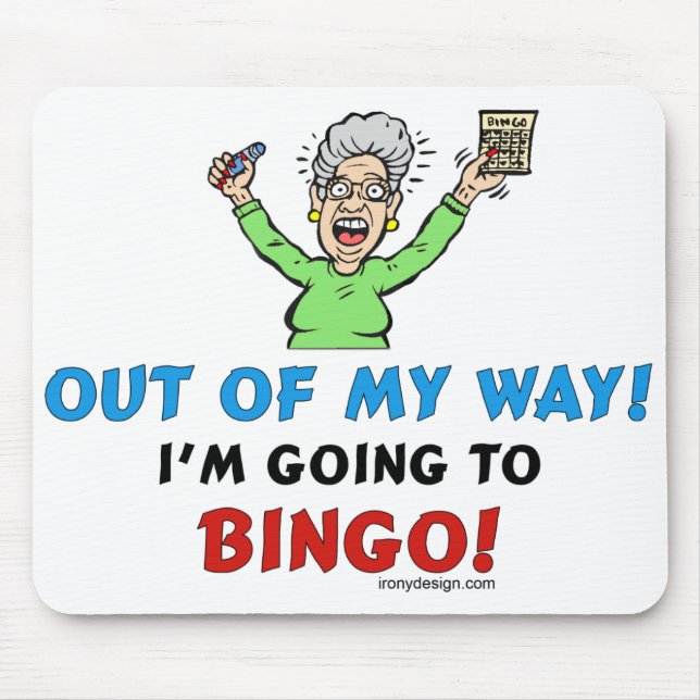 Tapis De Souris Amants de bingo-test (Devant)