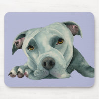 Amants de pitbull d'art de chien