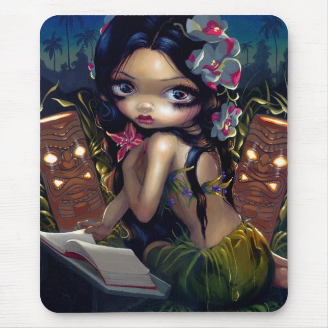 Tapis De Souris "Amara et le livre" Mousepad (Devant)