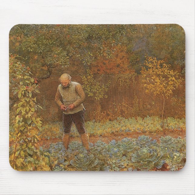 Tapis De Souris Amateur (Coachman & Cabbages) par Frederick Walker (Devant)