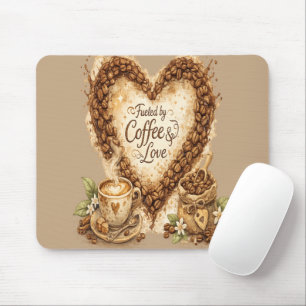 Tapis De Souris Amateur de café Cozy Vintage 