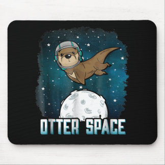 Tapis De Souris Amateurs de Otter |Otter Space Funny Externe Anima