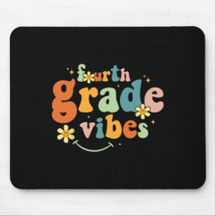 Tapis De Souris Ambiance de classe Équipe de 4e année Rétro 1er jo