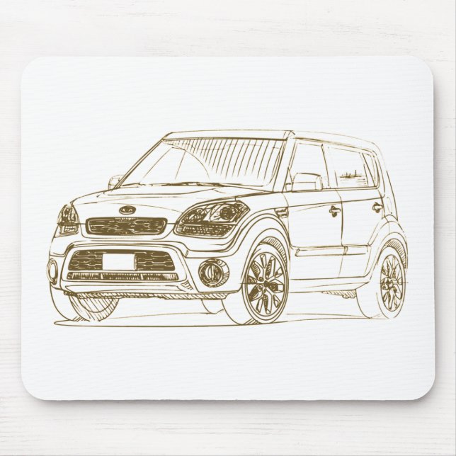 Tapis De Souris Âme 2012 de Kia (Devant)