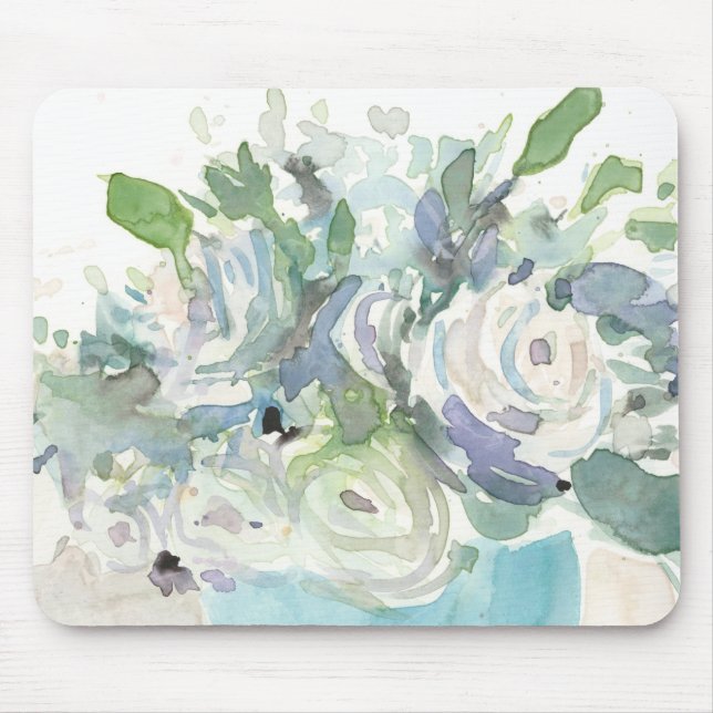 Tapis De Souris Aménagement de printemps - Bouquet d'aquarelle (Devant)