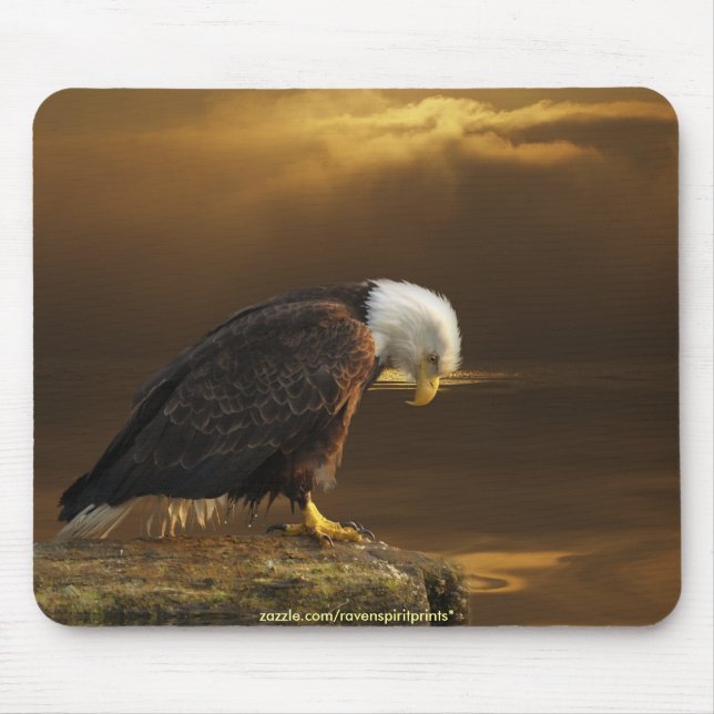 Tapis De Souris AMÉRICAINE BALD EAGLE Mousepad série (Devant)