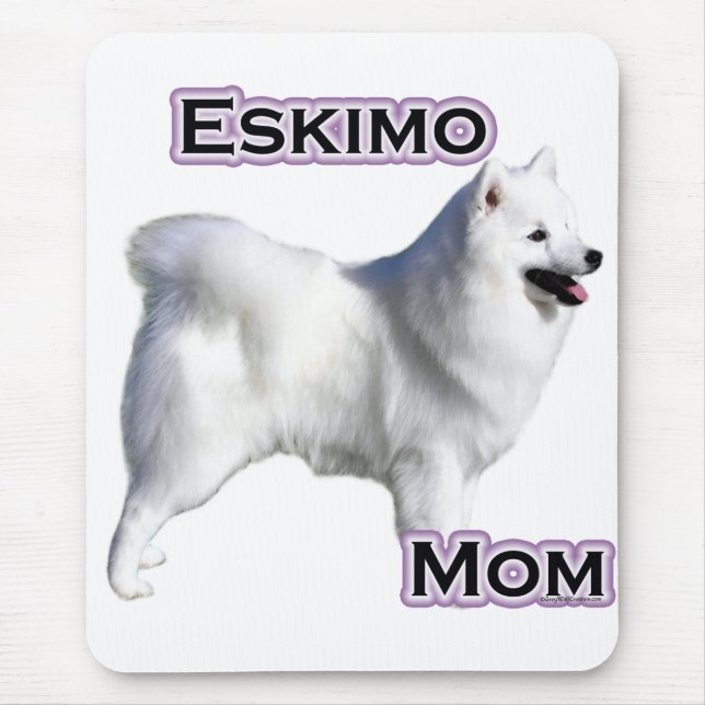 Tapis De Souris American Eskimo Chien Maman 4 (Devant)