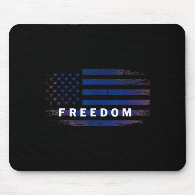 Tapis De Souris American Flag Dom  (Devant)