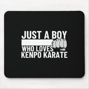 Tapis De Souris American Kenpo Juste Un Garçon Qui Aime Kenpo Kara