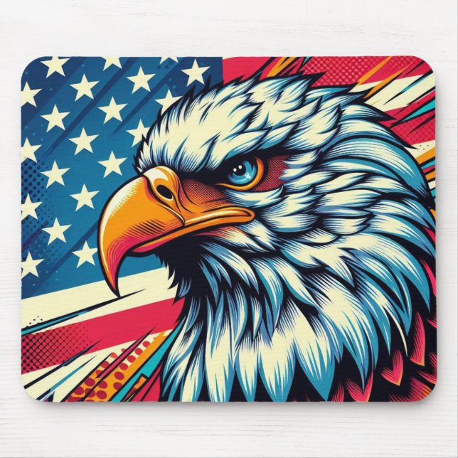 Tapis De Souris American patriotic Mousepad (Devant)