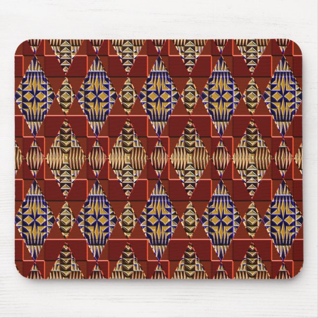 Tapis De Souris Amérindien moderne 16 Mousepads (Devant)