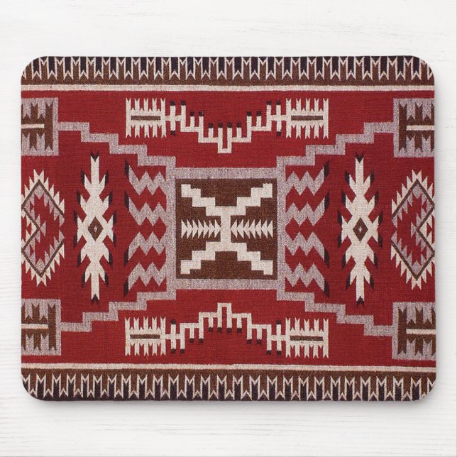 Tapis De Souris Amérindien Motif de tempête tissage (Devant)