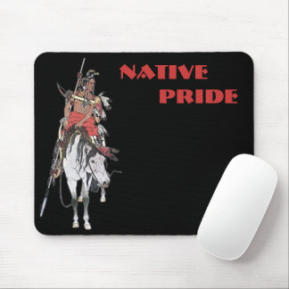 Tapis De Souris Amérindiens des plaines de Pride à cheval