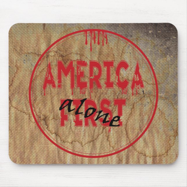 Tapis De Souris Amérique d'abord...... (Devant)