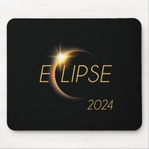 Tapis De Souris Amérique Totalité 04 08 24 Total Éclipse Solaire 2