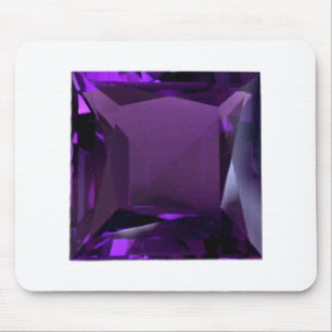 Tapis De Souris Amethyst Gemstone Purple