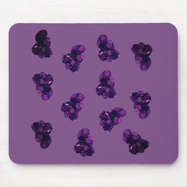 Tapis De Souris Amethyst Vector Art Motif Mousepad (Devant)