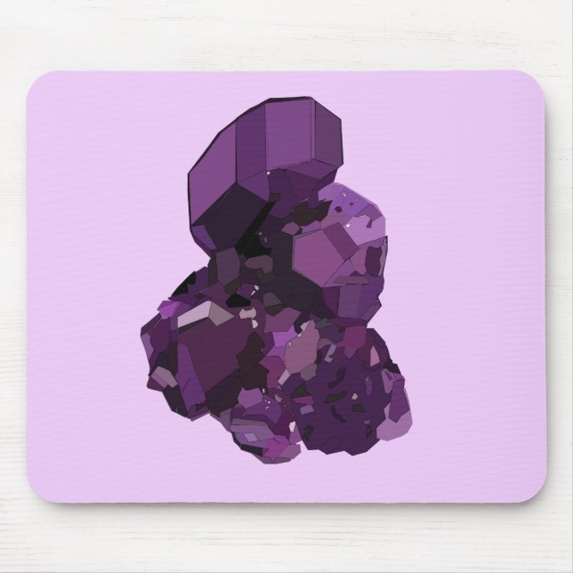 Tapis De Souris Amethyst Vector Art Mousepad (Devant)