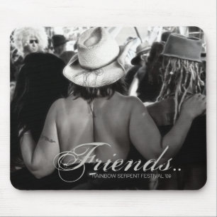 Tapis De Souris Amis à Rainbow Serpent 09 Mousepad