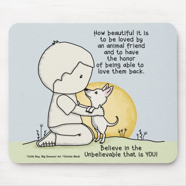 Tapis De Souris Amis animaux (Devant)