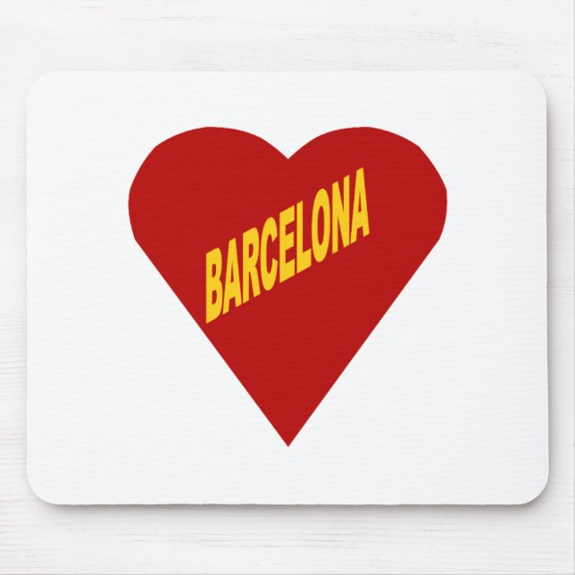 Tapis de souris  AMOUR  BARCELONA (Devant)