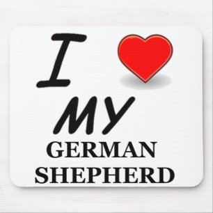 Tapis De Souris amour berger allemand
