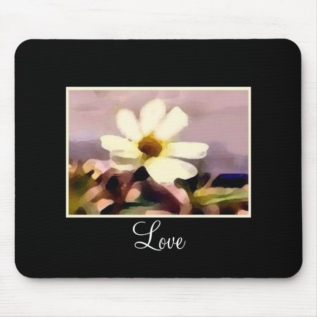 Tapis De Souris amour bouche florale (Devant)