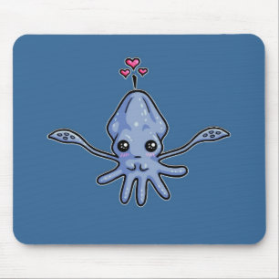 Tapis De Souris Amour de calmar